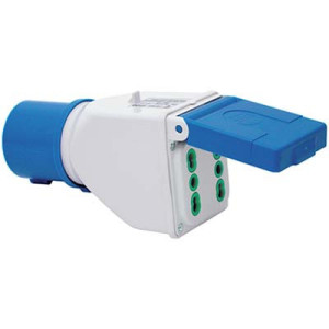 ADATTATORE SPINA BLU 16A...