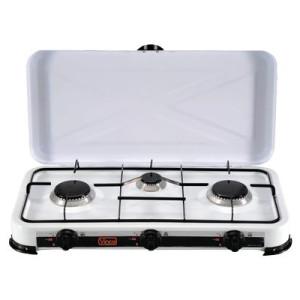 FORNELLO GAS FIRE 3 ACCIAIO...