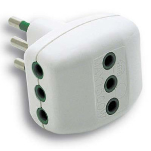 ADATTATORE TRIPLO 10A 10A...