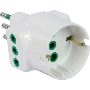 ADATTATORE TRIPLO 10A 10A...