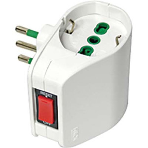 ADATTATORE DOPPIO 10A...