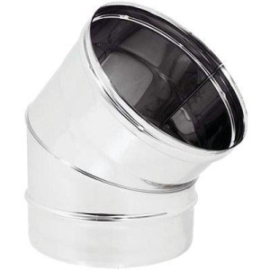 GOMITO INOX AISI 304 45° CM  8