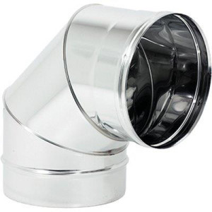 GOMITO INOX AISI 304 90° CM 30