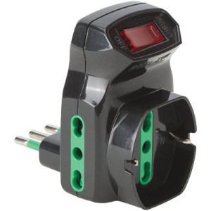 ADATTATORE TRIPLO 10A 16A...