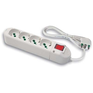 MULTIPRESA BIPASSO SCHUKO...