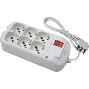 MULTIPRESA BIPASSO SCHUKO...