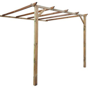 PERGOLA A MURO LEGNO EURO...