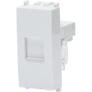 PRESA PLUG 6  4 AVP BIANCO