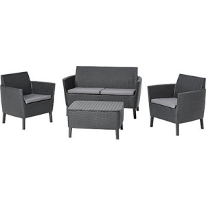 SET RATTAN SALEMO LOUNGE...